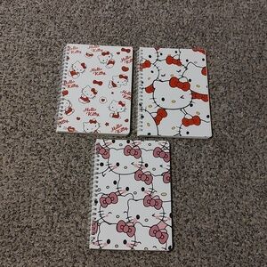 3pcs Sanrio Hello Kitty Notebooks